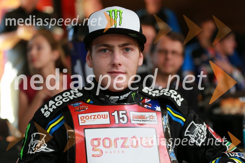 Darcy Ward (Avs)Prvi trening za VN Nove Zelandije v speedwayu
