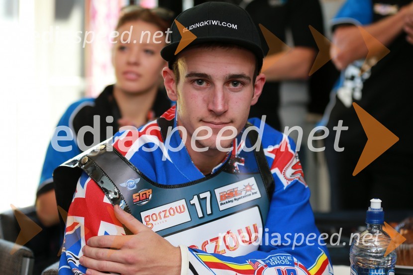 Sean Mason (NZ)Prvi trening za VN Nove Zelandije v speedwayu
