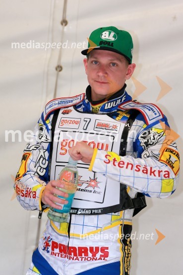 Fredrik Lindgren (Šve)Uradni trening pred dirko za VN Nove Zelandije, Speedway Grand Prix