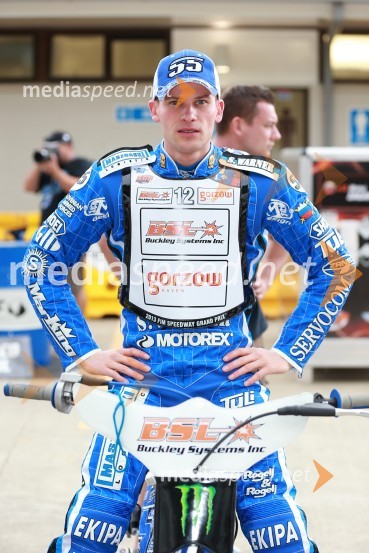 Matej Žagar (Slo)Uradni trening pred dirko za VN Nove Zelandije, Speedway Grand Prix
