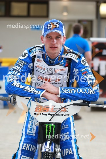 Matej Žagar (Slo)Uradni trening pred dirko za VN Nove Zelandije, Speedway Grand Prix