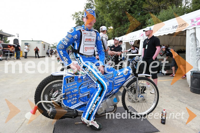 Matej Žagar (Slo)Uradni trening pred dirko za VN Nove Zelandije, Speedway Grand Prix