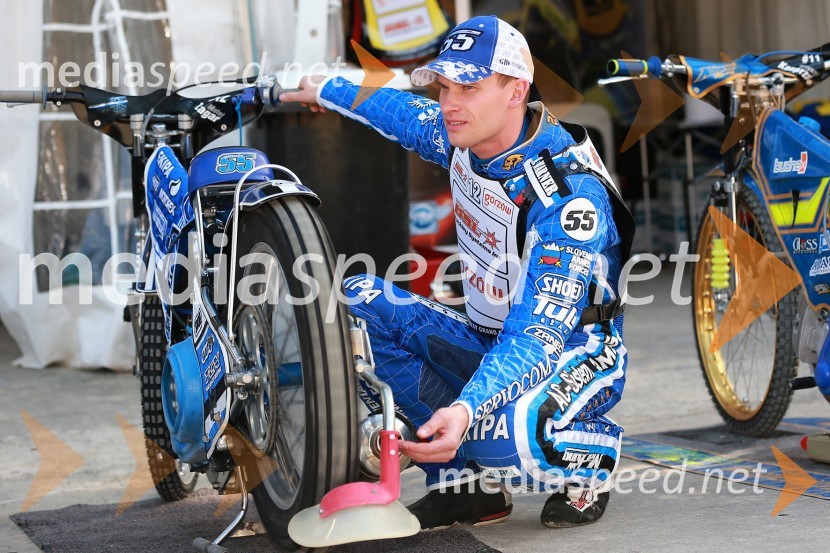 Matej Žagar (Slo)Uradni trening pred dirko za VN Nove Zelandije, Speedway Grand Prix