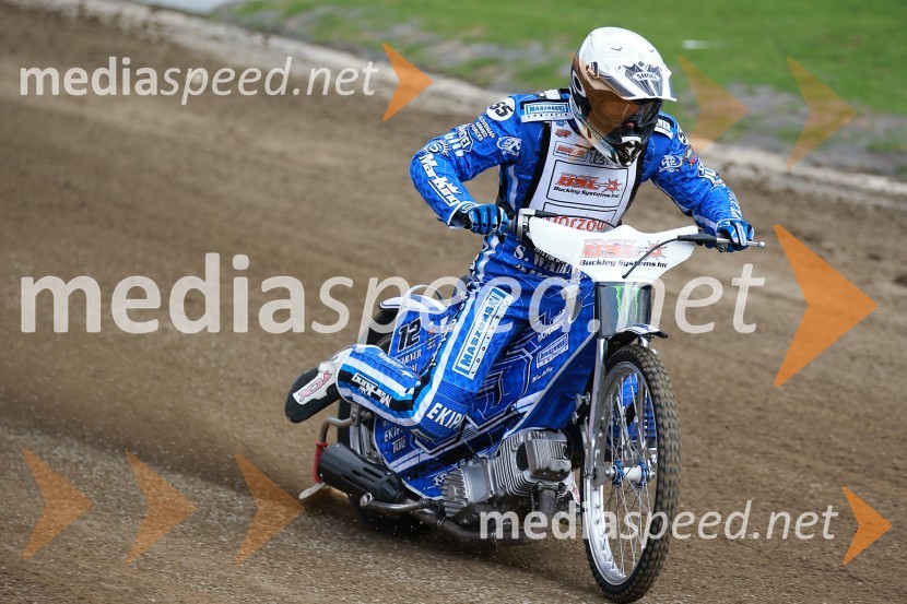Matej Žagar (Slo)Uradni trening pred dirko za VN Nove Zelandije, Speedway Grand Prix