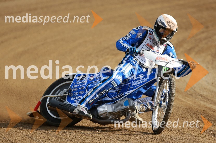 Matej Žagar (Slo)Uradni trening pred dirko za VN Nove Zelandije, Speedway Grand Prix