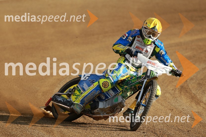 Antonio Lindbäck (Šve)Uradni trening pred dirko za VN Nove Zelandije, Speedway Grand Prix