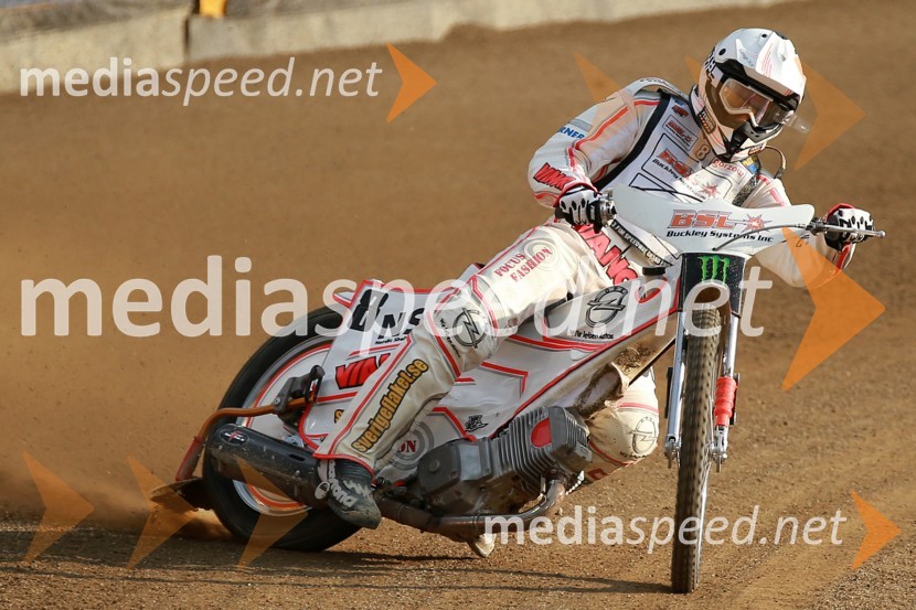 Andreas Jonsson (Šve)Uradni trening pred dirko za VN Nove Zelandije, Speedway Grand Prix
