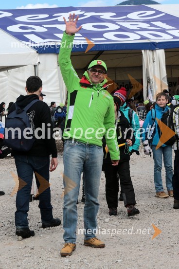 Matjaž Rakovec, predsednik uprave Zavarovalnice TriglavPlanica 2013, finale v smučarskih poletih, četrtek