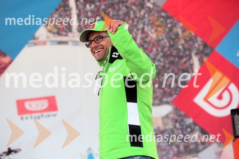 Matjaž Rakovec, predsednik uprave Zavarovalnice TriglavPlanica 2013, finale v smučarskih poletih, četrtek