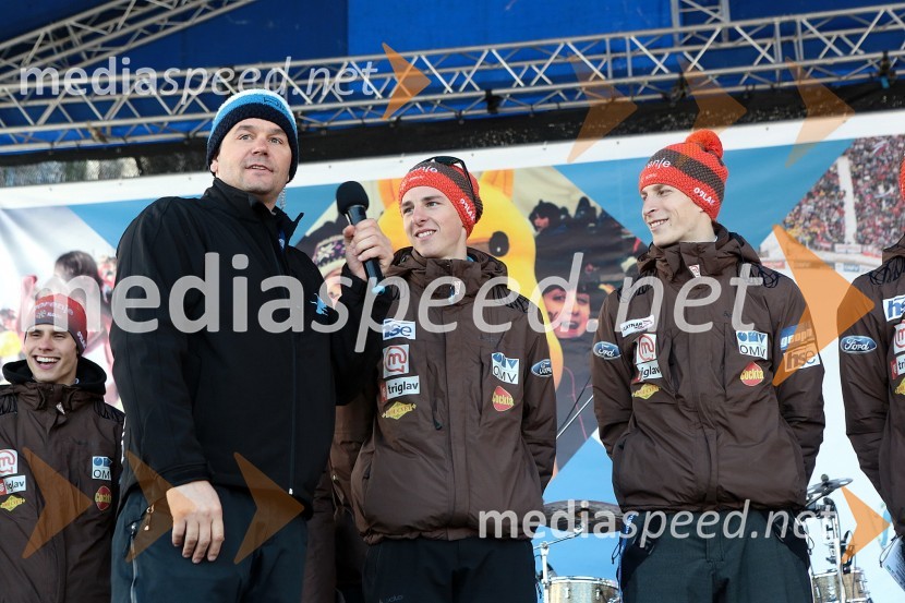 ...; Jaka Hvala; Jurij Tepeš, smučarska skakalcaPlanica 2013, finale v smučarskih poletih, četrtek
