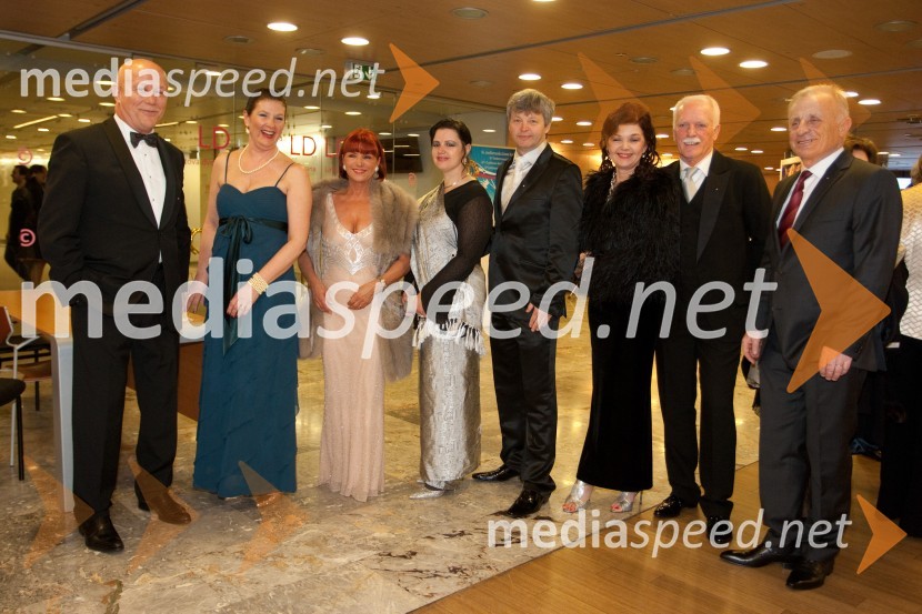 Frane Praprotnik; Polona Praprotnik; ; Maruša Glavan, direktorica podjetja Manet; Katja Jurgec Bricman, Porcelan Catbryur; Jure Bricman, Porcelan Catbryur; Nena Kopčavar Guček, zdravnica; dr. Andrej Guček, zdravnik; Tone GlavanVeliki dobrodelni Lions ples 2013