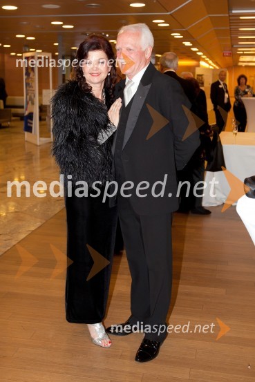 Nena Kopčavar Guček in Andrej Guček, zdravnikaVeliki dobrodelni Lions ples 2013