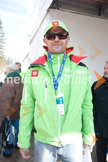 Matjaž Rakovec, predsednik uprave Zavarovalnice TriglavPlanica 2013, finale v smučarskih poletih, sobota