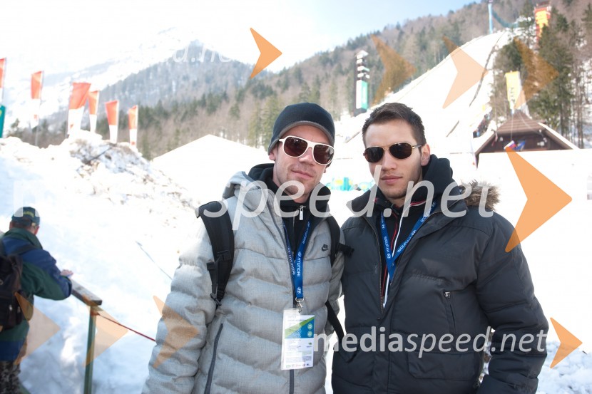 Domen Mavrič, Agencija AVI; Peter Klinc, Mister Slovenije 2009Planica 2013, finale v smučarskih poletih, sobota