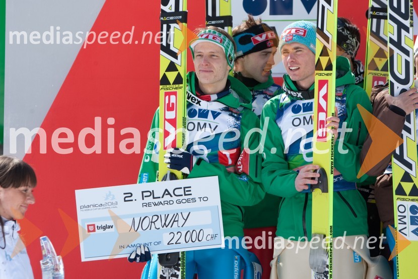 Ekipa NorveškePlanica 2013, finale v smučarskih poletih, sobota