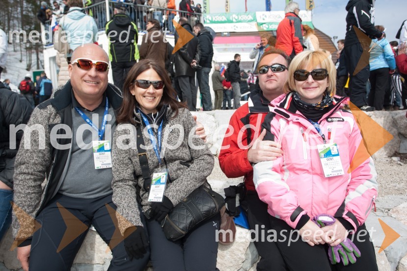 Iztok Klančnik, direktor HP; Maja; Ervin Pfeifer; MatejaPlanica 2013, finale v smučarskih poletih, sobota