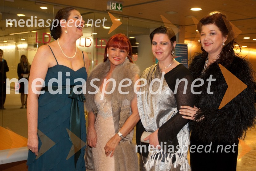 Polona Praprotnik; Maruša Glava, podjetnica; Katja Jurgec Bricman, Porcelan Catbryur;&nbsp;Nena Kopčavar Guček, zdravnicaVeliki dobrodelni Lions ples 2013