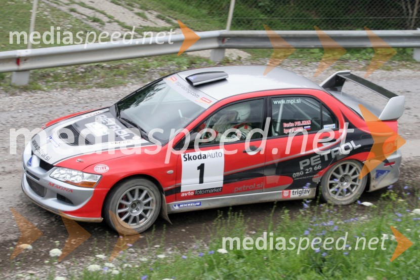 Darko Peljhan in Igor Kacin (Slovenija)RALLY, 3.Škoda rally Maribor