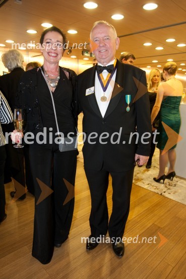 Milenka Knez; Janez BohoričVeliki dobrodelni Lions ples 2013