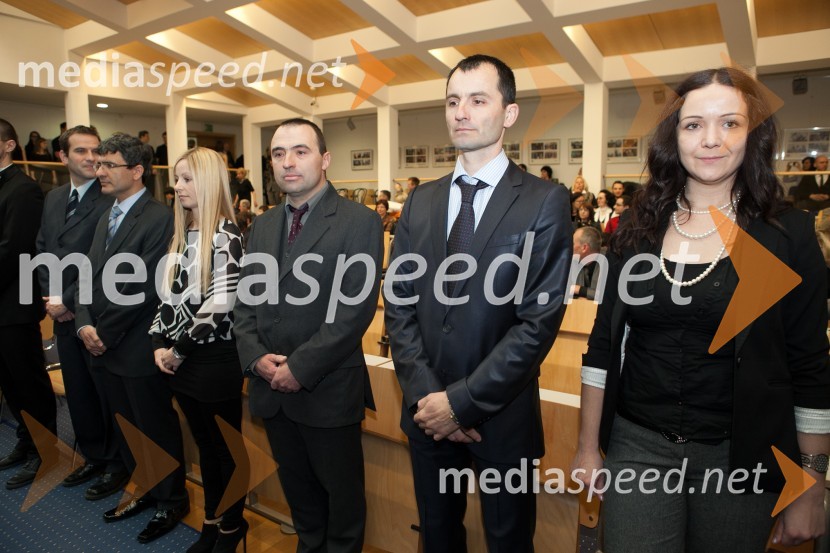Dr. Miha Munda, Medicinska fakulteta UM; dr. Mohsen Hussein; Medicinska fakulteta UM; dr. Lidija Kocbek, Medicinska fakulteta UM; dr. Janez Šimenc, Medicinska
fakulteta UM; dr. David Greif, Fakulteta za strojništvo UM; dr. Heike 
Marlene Anna Ehmann, Fakulteta za strojništvo UMUniverza v Mariboru, promocija doktorjev znanosti, marec 2013