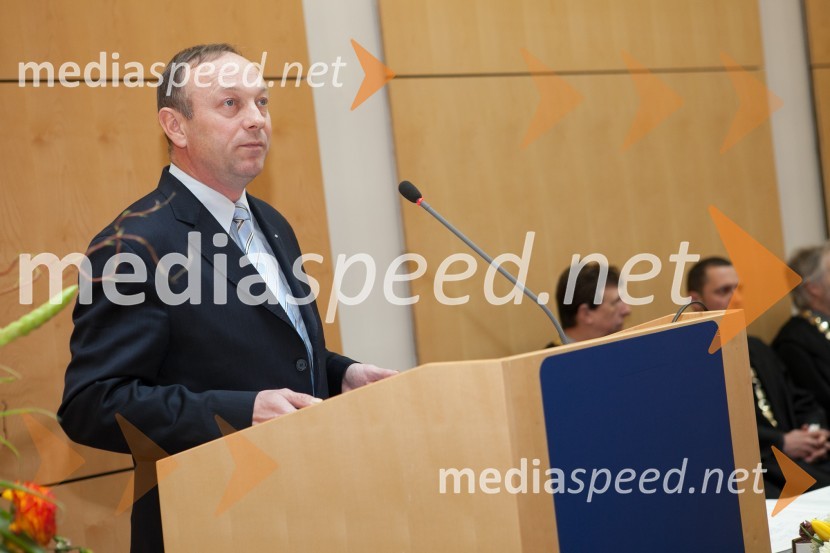 Stane KocutarUniverza v Mariboru, promocija doktorjev znanosti, marec 2013