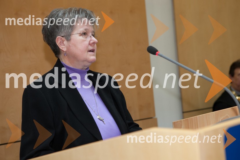 Prof. dr. Božena Pejković, Medicinska fakulteta UMUniverza v Mariboru, promocija doktorjev znanosti, marec 2013