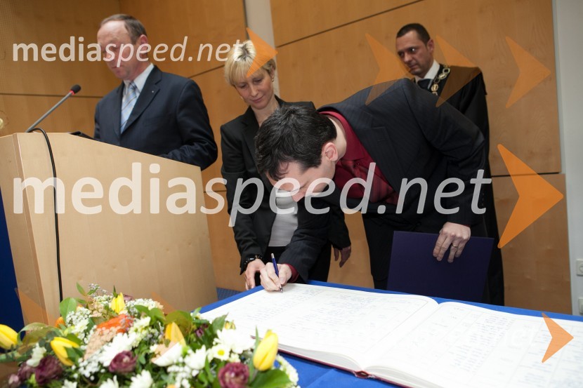 Dr. Gregor Maučec, Pravna fakulteta UMUniverza v Mariboru, promocija doktorjev znanosti, marec 2013