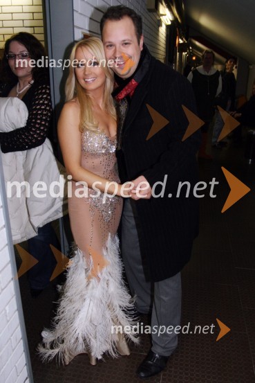 Saša Lendero, pevka in Mark Žitnik, TV PaprikaKoncert Saše Lendero v Dvorani Tabor