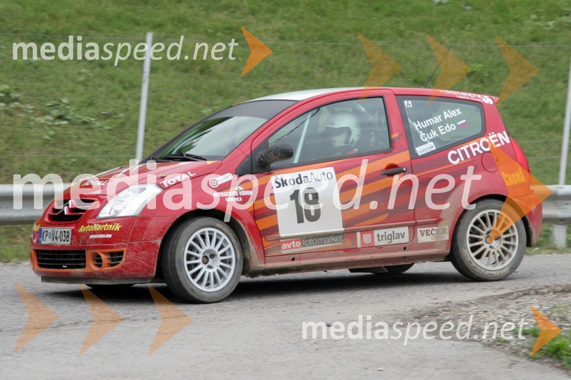 Alex Humar in Edvard Čuk (Slovenija)RALLY, 3.Škoda rally Maribor