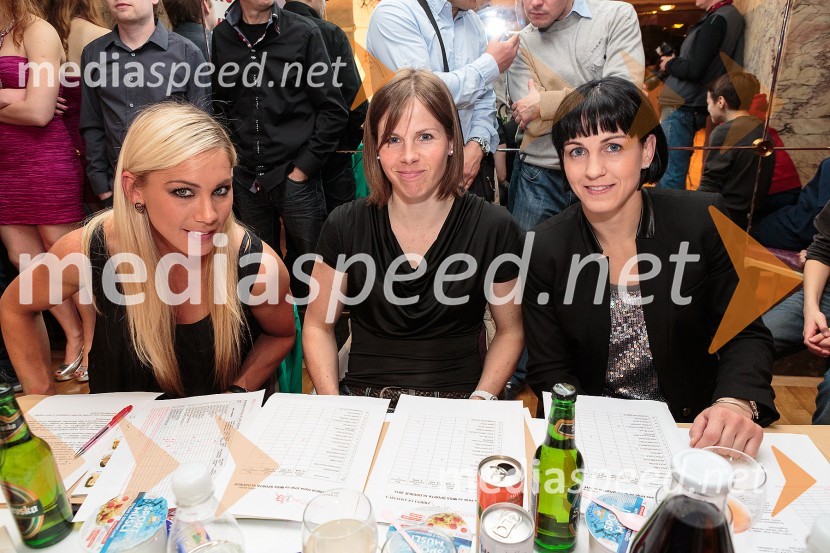 Snežana Rodić, atletinja;&nbsp;Vesna Fabjan, smučarska tekačica; Petra Nareks, judoistkaMiss Športa Slovenije 2013, finale