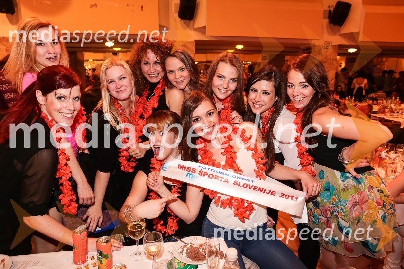 Anja Barbič; obiskovalkeMiss Športa Slovenije 2013, finale