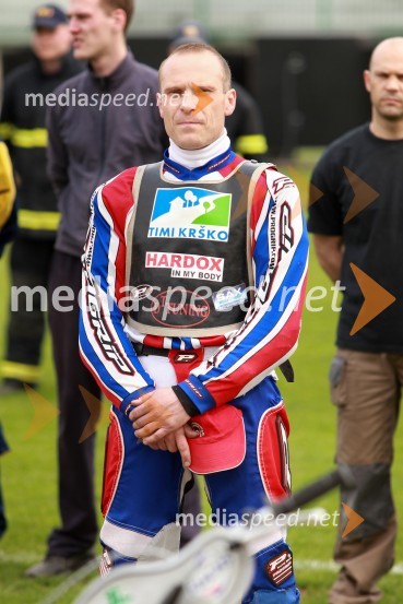 Denis Štojs (AMD Krško)Speedway, druga dirka parov v Ljubljani