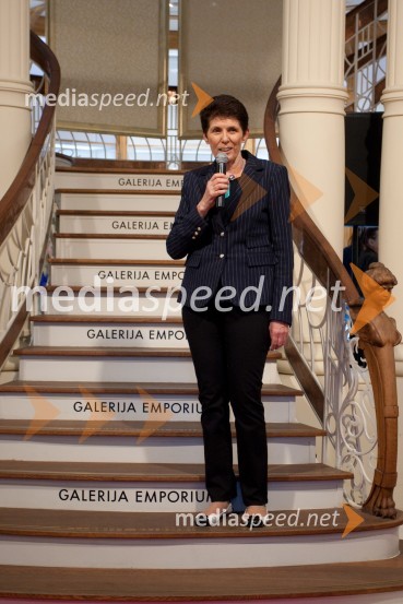 Helena Draškovič, direktorica Magistrat InternationalPredstavitev kolekcij slovenskih oblikovalk v Galeriji Emporium