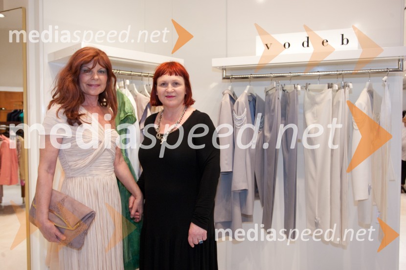Darja Kuhar Kotnik; Marta Vodeb, modna oblikovalkaPredstavitev kolekcij slovenskih oblikovalk v Galeriji Emporium