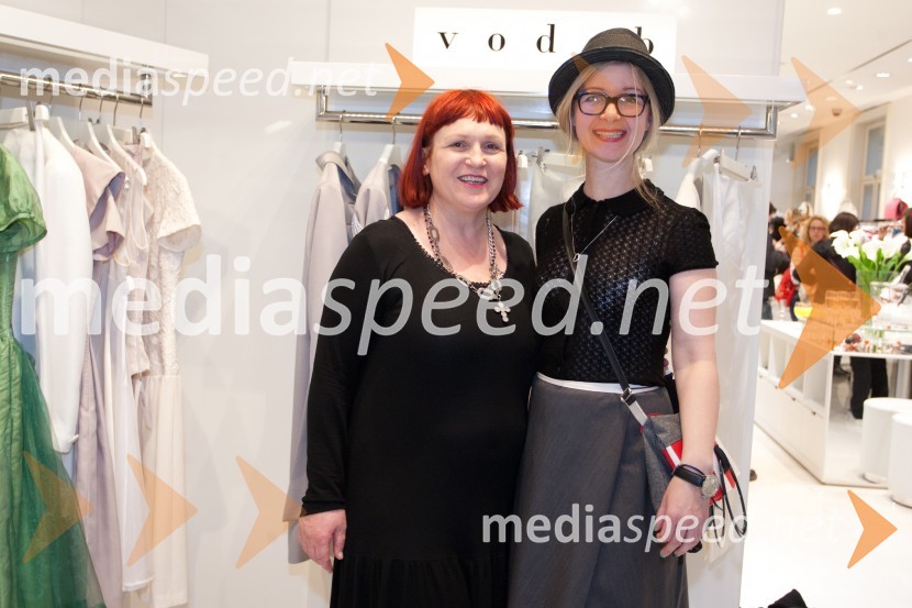 Marta Vodeb, modna oblikovalka; Natalija Pihler, profesorica nemščinePredstavitev kolekcij slovenskih oblikovalk v Galeriji Emporium