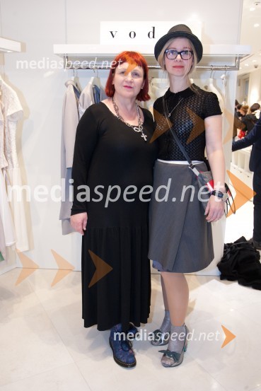 Marta Vodeb, modna oblikovalka; Natalija Pihler, profesorica nemščinePredstavitev kolekcij slovenskih oblikovalk v Galeriji Emporium
