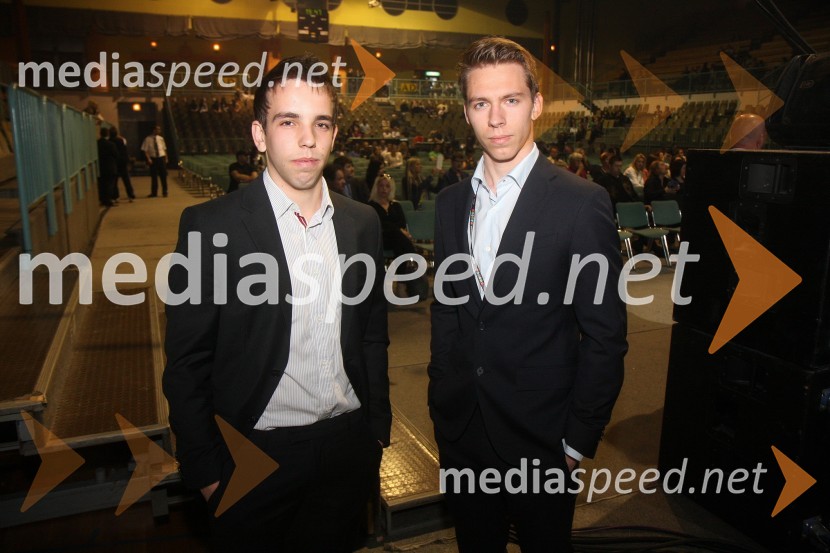 Tadej Trehtar; Nejc Šprinzer, organizatorjaŽeljko Joksimović, koncert v dvorani Tabor