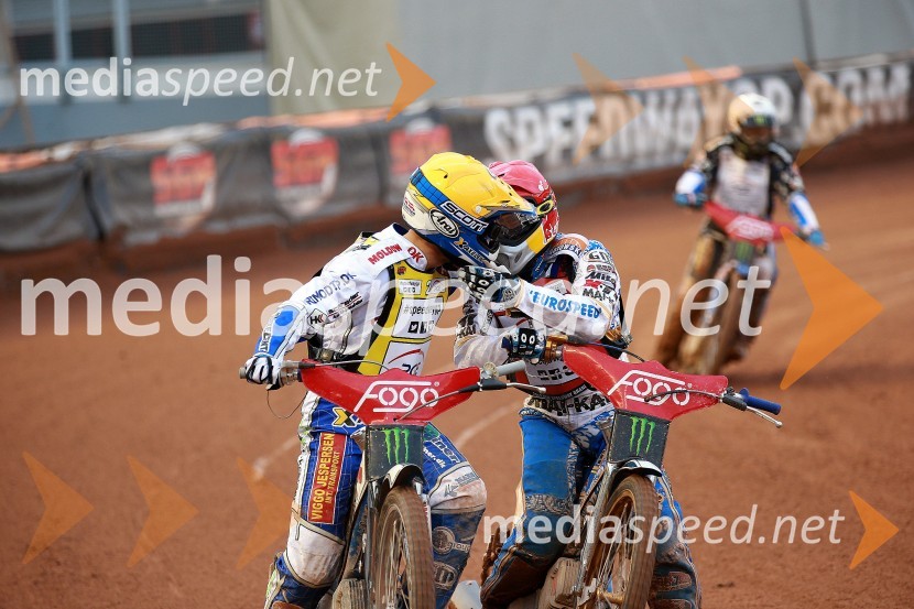 Nicki Pedersen (Dan); Emil Sayfutdinov (Rus)Žagar sedmi na VN Švedske