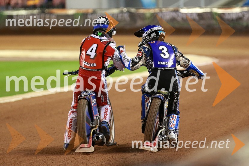 Tomasz Gollob (Pol); Greg Hancock (Avs)Žagar sedmi na VN Švedske