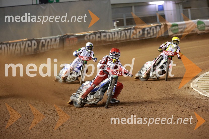 Tomasz Gollob (Pol); Jaroslaw Hampel (Pol); Chris Holder (Avs)Žagar sedmi na VN Švedske