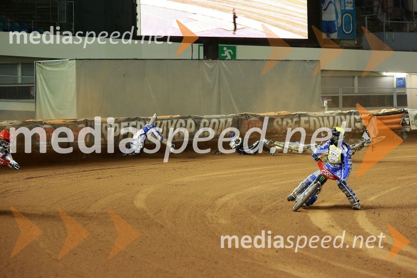 Nicki Pedersen (Dan); Tai Woffinden (Velika Britanija); Matej Žagar (Slo)Žagar sedmi na VN Švedske