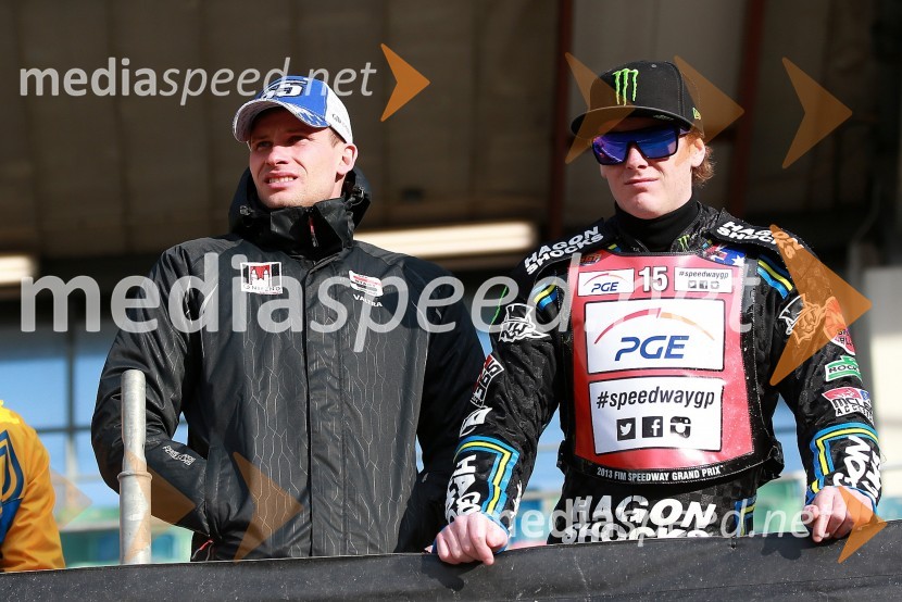 Matej Žagar (Slo); Darcy Ward (Avs)Pred dirko za VN Švedske