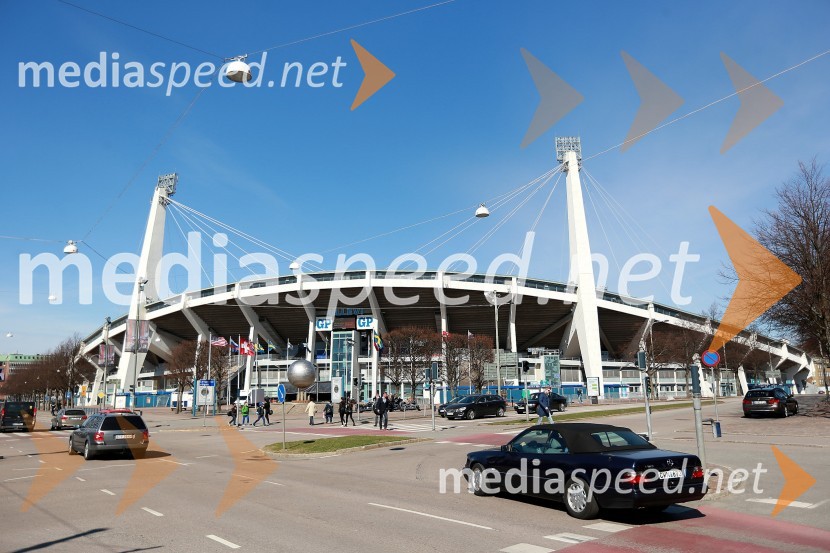 Stadion UlleviPred dirko za VN Švedske