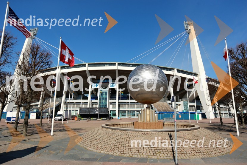 Stadion UlleviPred dirko za VN Švedske