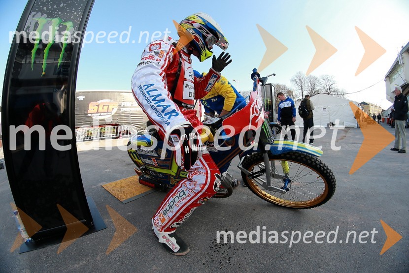 Krzysztof Kasprzak (Pol)Pred dirko za VN Švedske