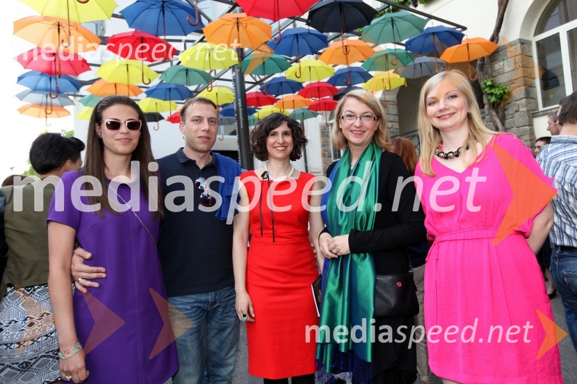 Emina Koren; Uroš Žerak; Maja Hren Brvar, kustodinja Pokrajinskega muzeja Maribor; Mirjana Koren, direktorica Pokrajinskega muzeja Maribor; Joanna Bertoncelj, Pokrajinski muzej MariborPokrajinski muzej Maribor, otvoritev Meseca mode v muzeju