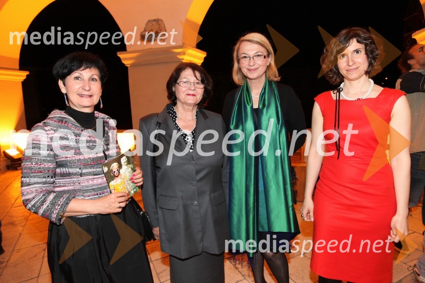 ...; ...; Mirjana 
Koren, direktorica Pokrajinskega muzeja Maribor; Maja Hren Brvar, kustodinja Pokrajinskega muzeja MariborPokrajinski muzej Maribor, otvoritev Meseca mode v muzeju