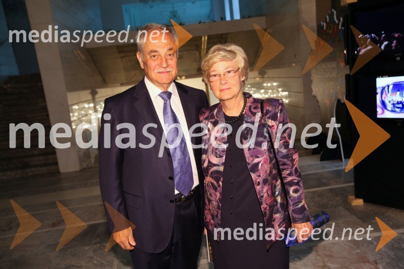 Rudi Moge, predsednik Sveta zavoda Maribor 2012 - EPK in Sveta SNG Maribor; soproga Alojzija ČasJohn Gabriel Borkman, premiera predstave SNG Maribor