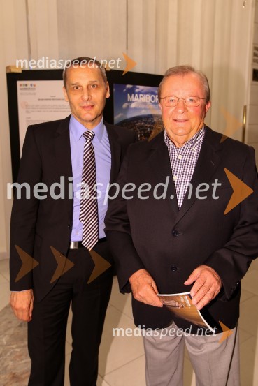 Danilo Rošker, direktor SNG Maribor; Rado Pavalec, igralecJohn Gabriel Borkman, premiera predstave SNG Maribor