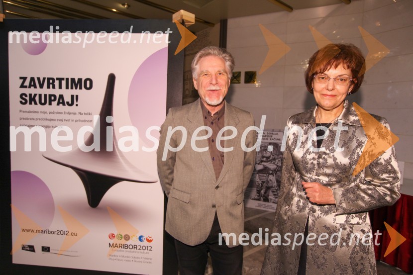 Franci Pivec, kulturnik, filozof in ambasador Mariborske knjižnice; Majda Potrata, poslankaJohn Gabriel Borkman, premiera predstave SNG Maribor